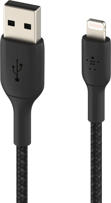 Belkin BoostCharge Braided USB-A to Lightning 3.0m schwarz