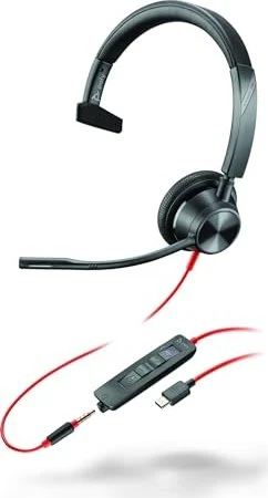 Poly Blackwire 3315, Microsoft, USB-C/A