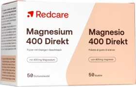 Redcare Magnesium 400 Direkt Granulat Portionsbeutel, 50 Stück