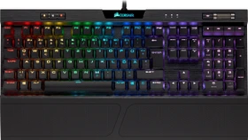 Corsair Gaming K70 RGB MK.2 Low Profile, MX LOW PROFILE RGB RED, USB, DE