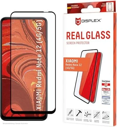 Displex Real Glass Full Cover für Xiaomi Redmi Note 12