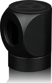 Thermal Grizzly DeltaMate Rotary FF 90°-Verbinder G1/4", schwarz