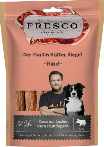 Fresco Dog Martin Rütter Riegel, Rind, 5 Stück, 5 Stück (100g)