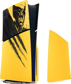 Sony PlayStation 5 Slim Faceplate Marvel's Wolverine Battle Yellow Limited Edition (PS5)