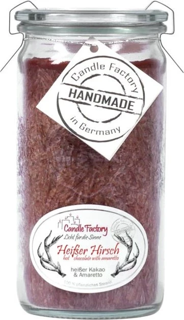 Candle Factory Mini Jumbo Duftkerze heißer hirsch, 1 Stück
