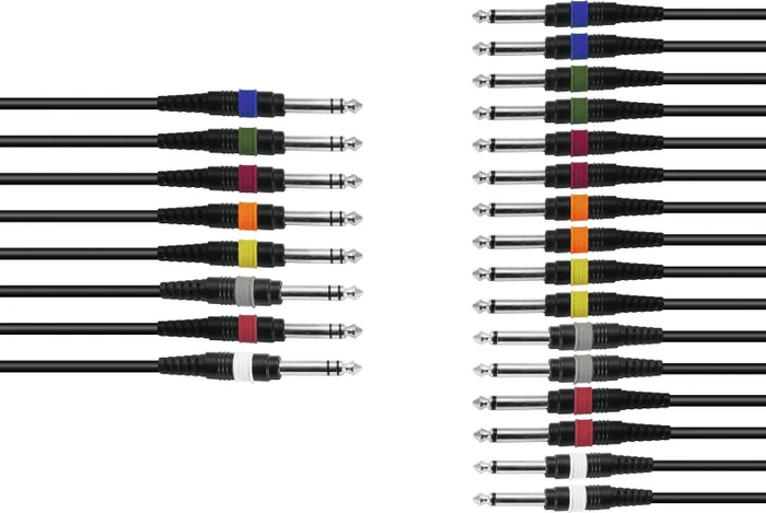 Omnitronic Snake-Kabel 8x Klinke/16x Klinke Mono 15.0m