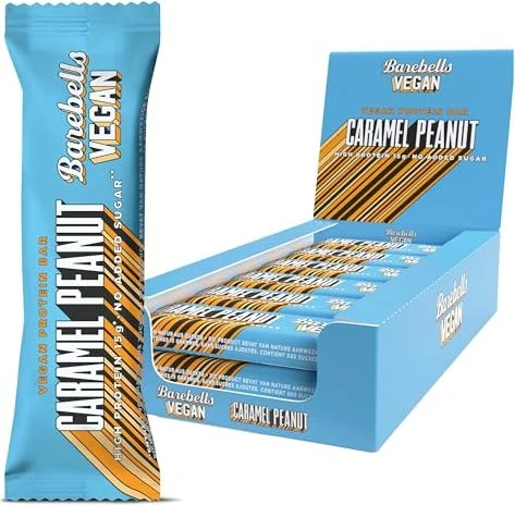 Barebells Vegan Protein Bar Caramel Peanut 660g (12x 55g)