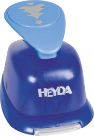 Heyda Hebel-Motivstanzer groß, Weihnachtsbaum, blau, 25mm