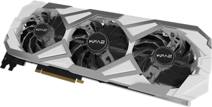 KFA2 GeForce RTX 3070 EX Gamer White (1-Click OC) LHR, 8GB GDDR6, HDMI, 3x DP