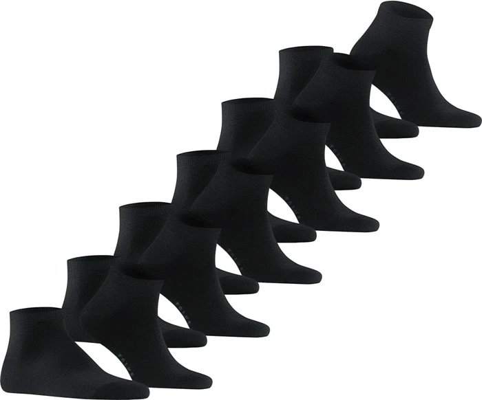 Falke Happy Socken schwarz, 6 Paare (Herren)