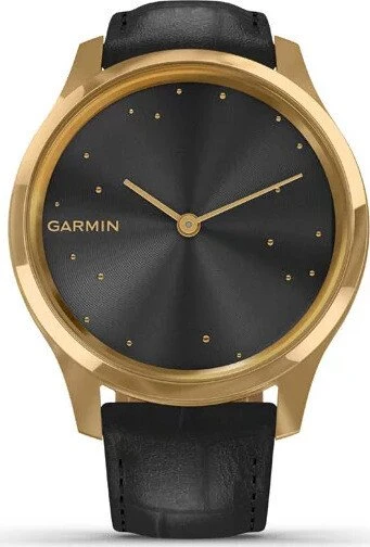 Garmin vivomove Luxe Aktivitäts-Tracker black embossed/24k gold
