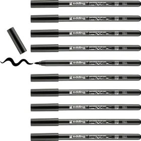 edding 4200 Porzellanpinselstift schwarz, 10er-Pack