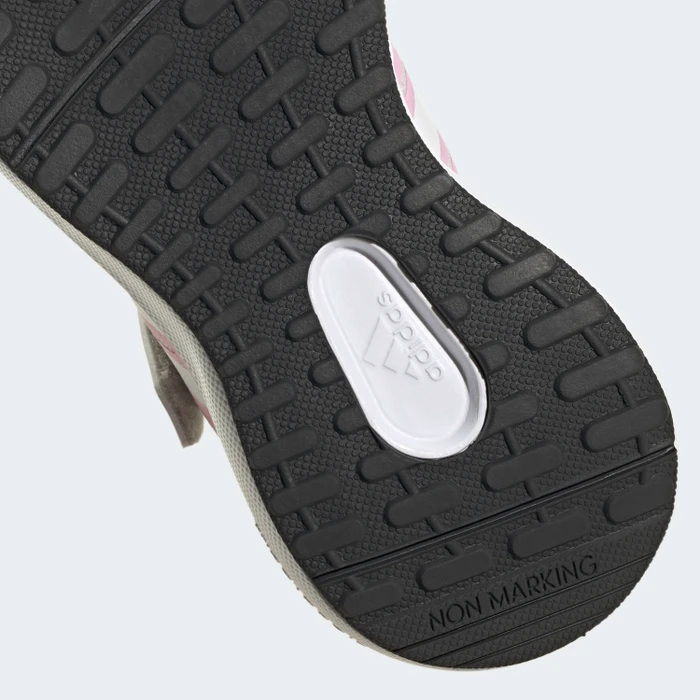 adidas Fortarun 2.0 Cloudfoam Elastic Lace Top Strap grey one/cloud white/beam pink (Junior)