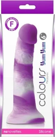 NS Novelties Colours Pleasures Dildo Yum 6inch purple
