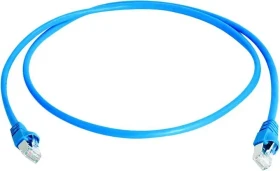 Telegärtner Patchkabel, Cat6a, S/FTP, RJ-45/RJ-45, 1m, blau