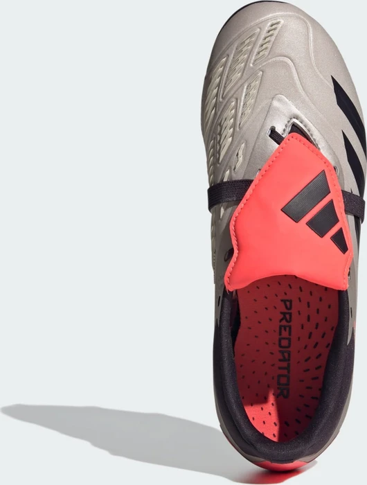 adidas Predator Elite Fold-Over Tongue FG platinum metallic/aurora black/carbon (Junior)