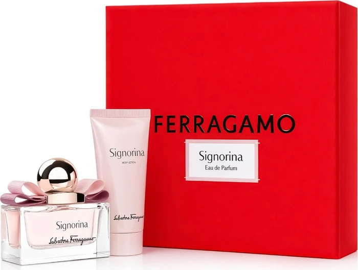 Salvatore Ferragamo Signorina EdP 30ml + Body Lotion 50ml Duftset