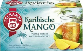 Teekanne Karibische Mango Tee Beutel,    20 Stück