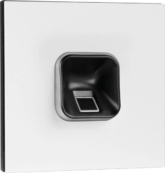 ekey sLine Fingerprintset für Gira 106, inkl. Controller REG, verkehrsweiß, Fingerprint-Reader