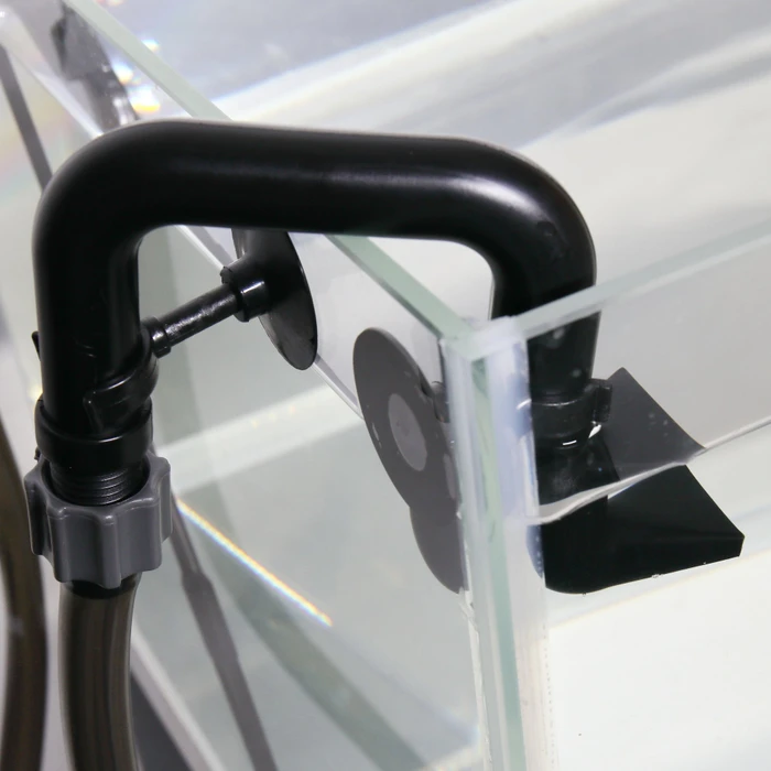 JBL OutSet wide - Wasserrücklauf-Set mit Breitstrahlrohr für Außenfilter von Aquarien, 19/25mm