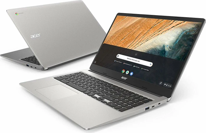 Acer Chromebook 315 CB315-3H-C9GC, Pure Silver, Celeron N4020, 4GB RAM, 64GB Flash, DE