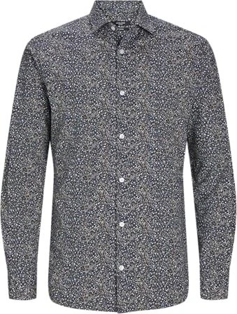 Jack & Jones Slim Fit Hemd langarm night sky (Herren)