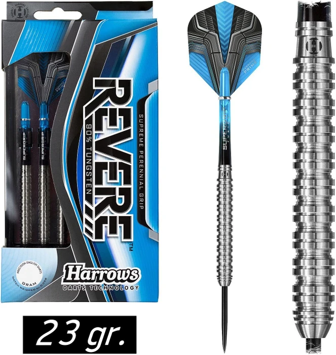 Harrows Revere 90% Steeltip Dartpfeil Set 23g