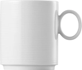 Thomas Loft Weiß Becher mit Henkel groß stapelbar 380ml