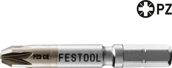 Festool PZ 3-50 CENTRO/2 Pozidriv Bit 1/4", PZ3x50mm