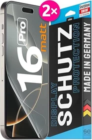 Smart Engineered 3D Schutzfolie matt für Apple iPhone 16 Pro
