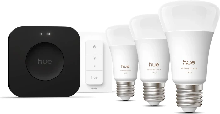 Philips Hue White and Color Ambiance 1100 E27 8.1W Starter-Kit