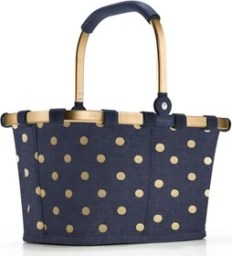 Reisenthel Carrybag XS metallic dots blue