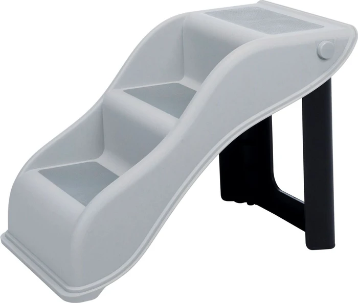 Trixie Treppe, Kunststoff, klappbar, grau (39475) – Bild 2 von 7