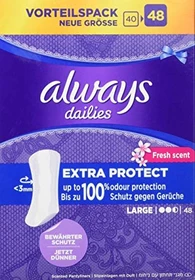 Always Dailies Extra Protect large fresh, 48 Stück