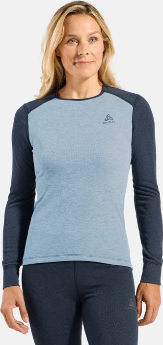 Odlo Active Warm Eco Set dark sapphire (Damen)