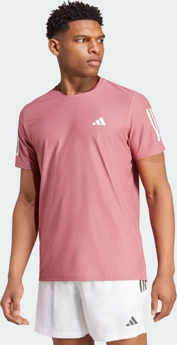 adidas Own the Run Laufshirt kurzarm preloved crimson (Herren)