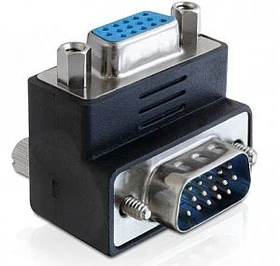 DeLOCK VGA Adapter, Buchse/Stecker, oben gewinkelt 90° (65247)
