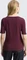 Tom Tailor Print T-Shirt kurzarm bordeaux red (Damen) Vorschaubild