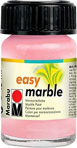 Marabu Easy Marble Marmorierfarbe, rosa, 15ml