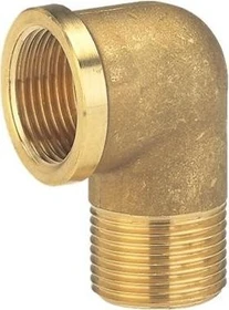 Gardena Messing-Winkel mit Innen- und Außengewinde G1 1/4"