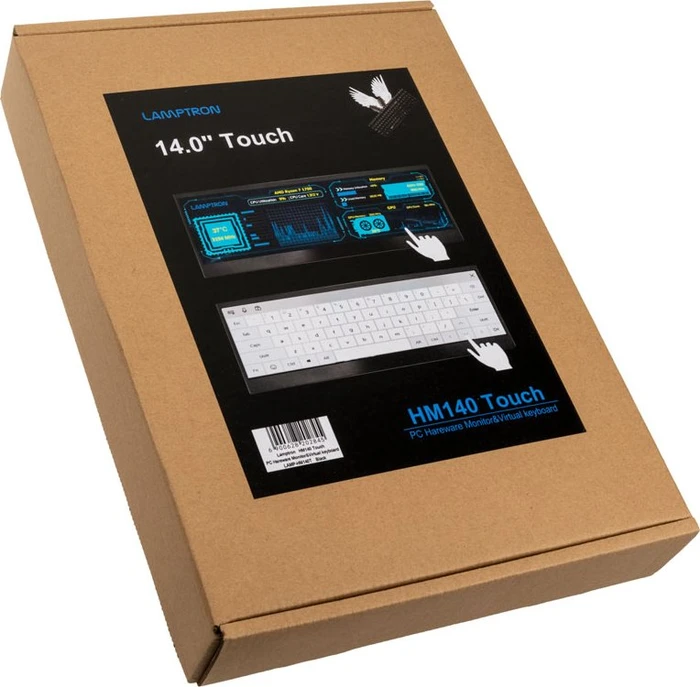 Lamptron HM140T Touch Hardware Monitor, 14"