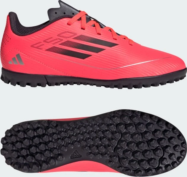 adidas F50 Club TF turbo/aurora black/platinum metallic (Junior)