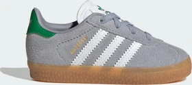 adidas Gazelle Comfort Closure Elastic Laces halo silver/cloud white/green (Junior)