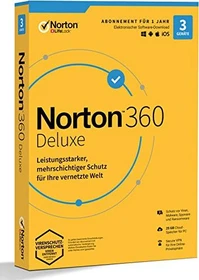 NortonLifeLock Norton 360 Deluxe, 3 User, 1 Jahr (deutsch) (Multi-Device) (21405535)