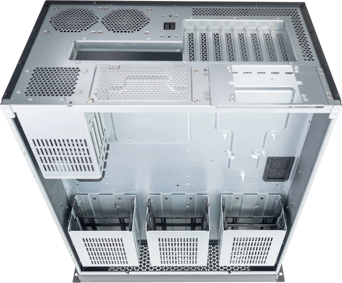 SilverStone RM600, schwarz, 6HE, ATX