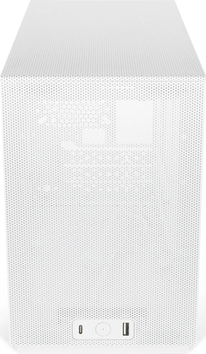 SSUPD Meshroom D, weiß, Variant B, 1x USB-C 3.2, 1x USB-A 3.0, Mini-ITX