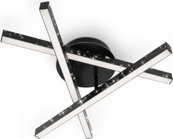 Briloner Rey LED Deckenleuchte 15W 40cm schwarz