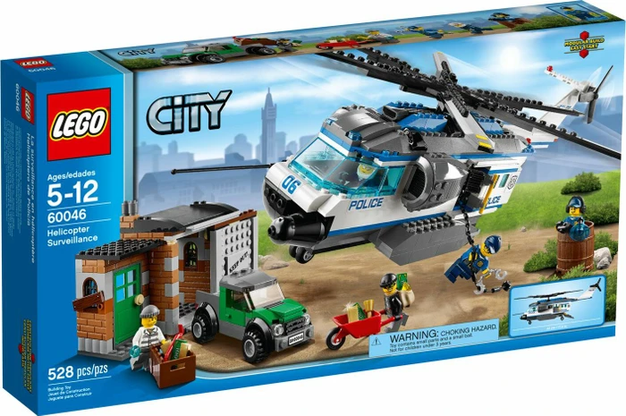 LEGO City Polizei - Verfolgung mit dem Polizei-Hubschrauber