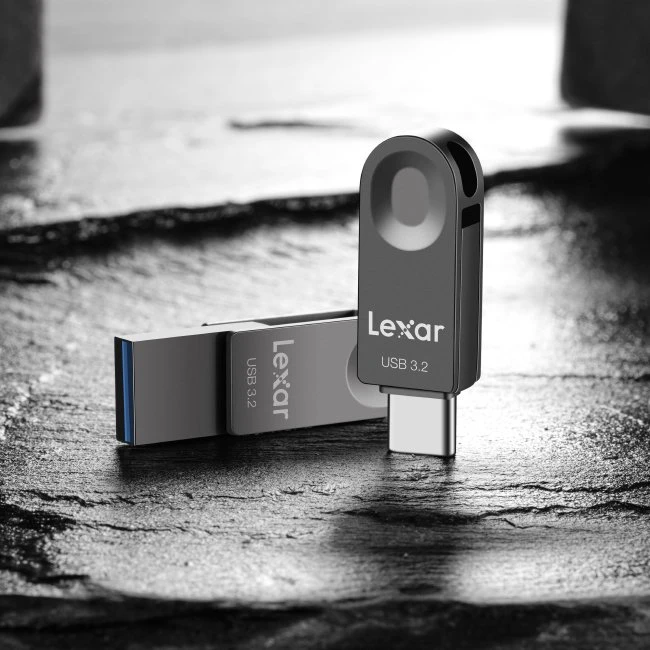Lexar JumpDrive E32c 64GB, USB-A + USB-C, USB 3.2 Gen 1×1