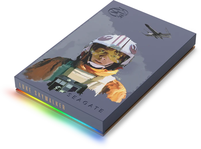 Seagate FireCuda Gaming HDD - Luke Skywalker Special Edition, 2TB, +Rescue, USB 3.0 Micro-B